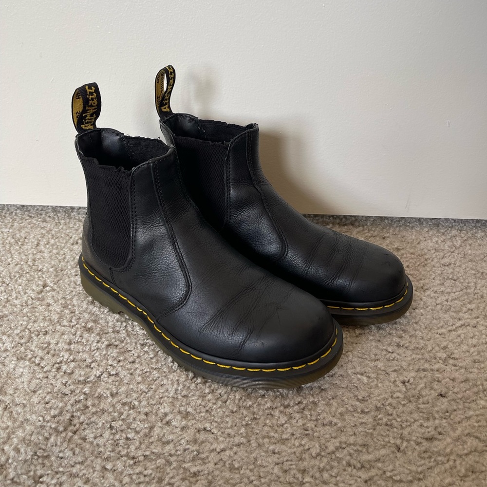 Dr. Martens 2976 Ambassador Leather Chelsea Boots Black W9 M8 EU41